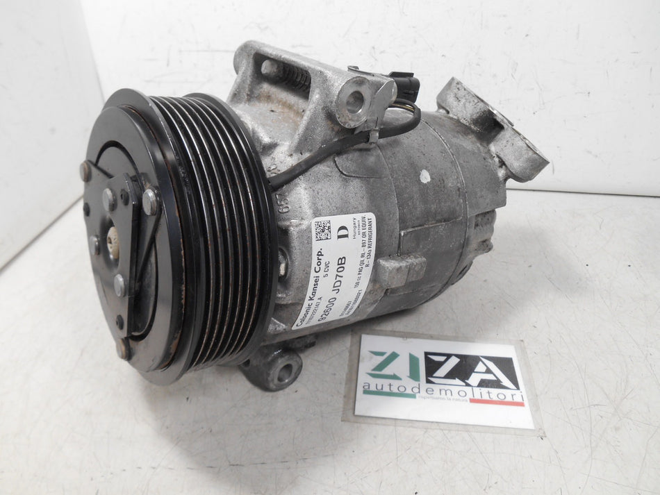 Compressore A/C Nissan Qashqai J10 2.0 150cv M9R 2010 92600-JD70B