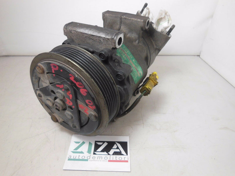 Compressore A/C Peugeot 206 1.4 D 2002 SD6V12 1438F