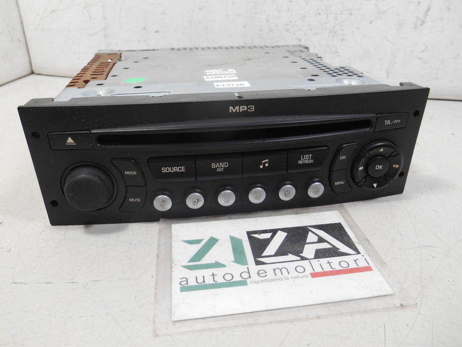 Autoradio Lettore CD Mp3 Citroen C4 Picasso 2007 96591777XT