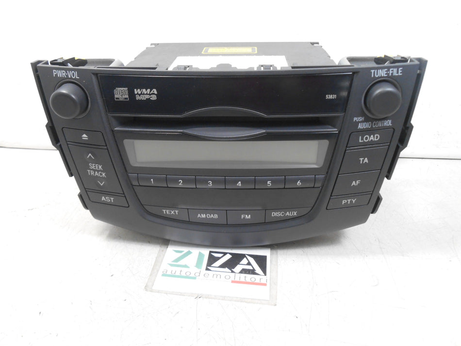 Autoradio Lettore CD Mp3 Toyota Rav4 XA30 2011 86120-42280