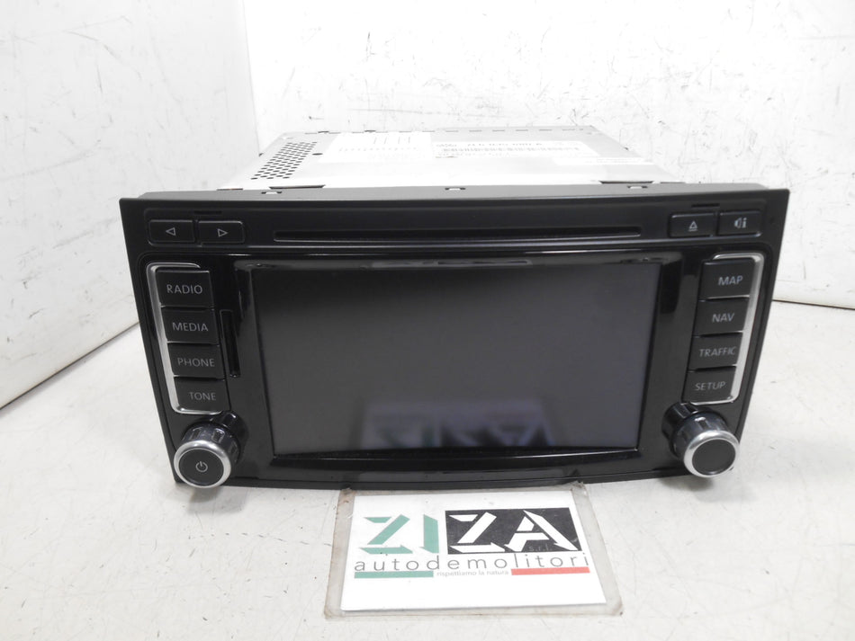 Autoradio Navigatore Lettore DVD VW Touareg I Res 2008 7L6035680A HW: H04 SW: 1002