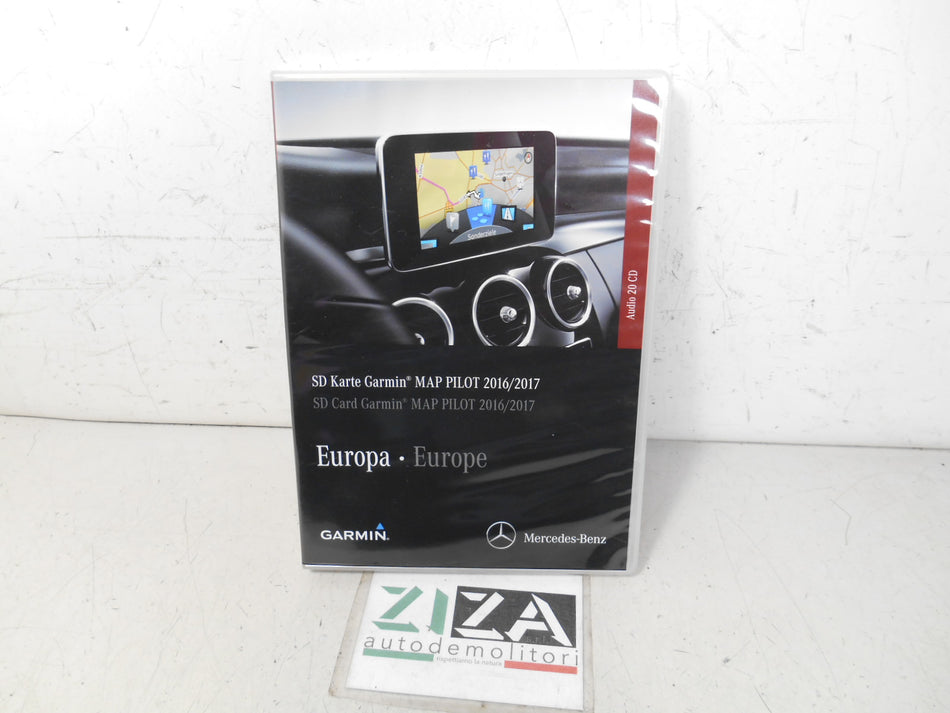 Scheda SD Garmin Map Pilot 2016/2017 Europa Mercedes W117 CLA 2017 A2189069202