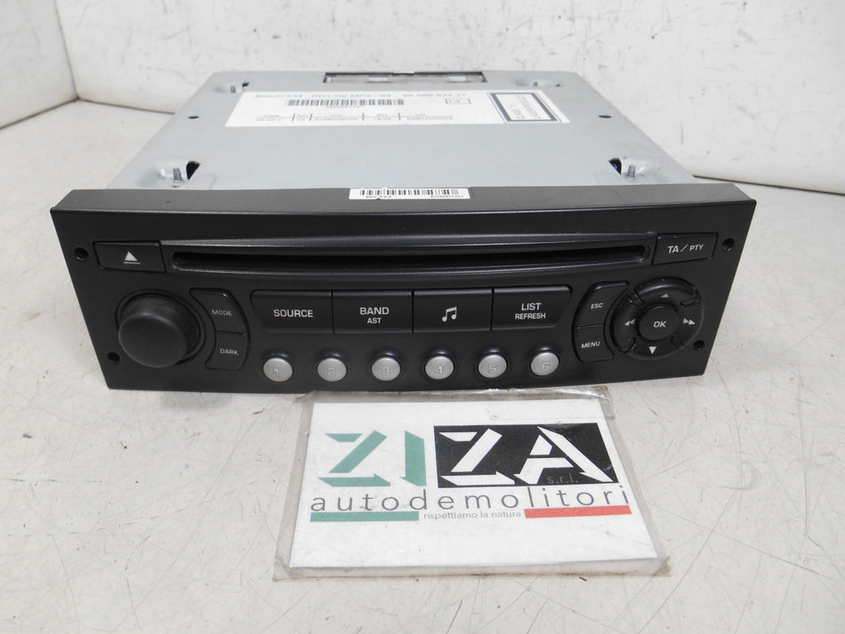 Autoradio Lettore CD Mp3 Peugeot 3008 I 2010 9666967477