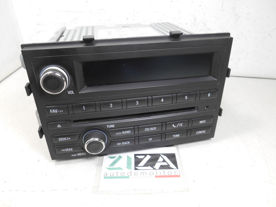 Autoradio Lettore CD Chevrolet Aveo T300 2012 95179029