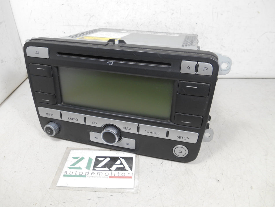 Autoradio Navigatore Lettore CD Mp3 VW Touran 2007 1K0035191D