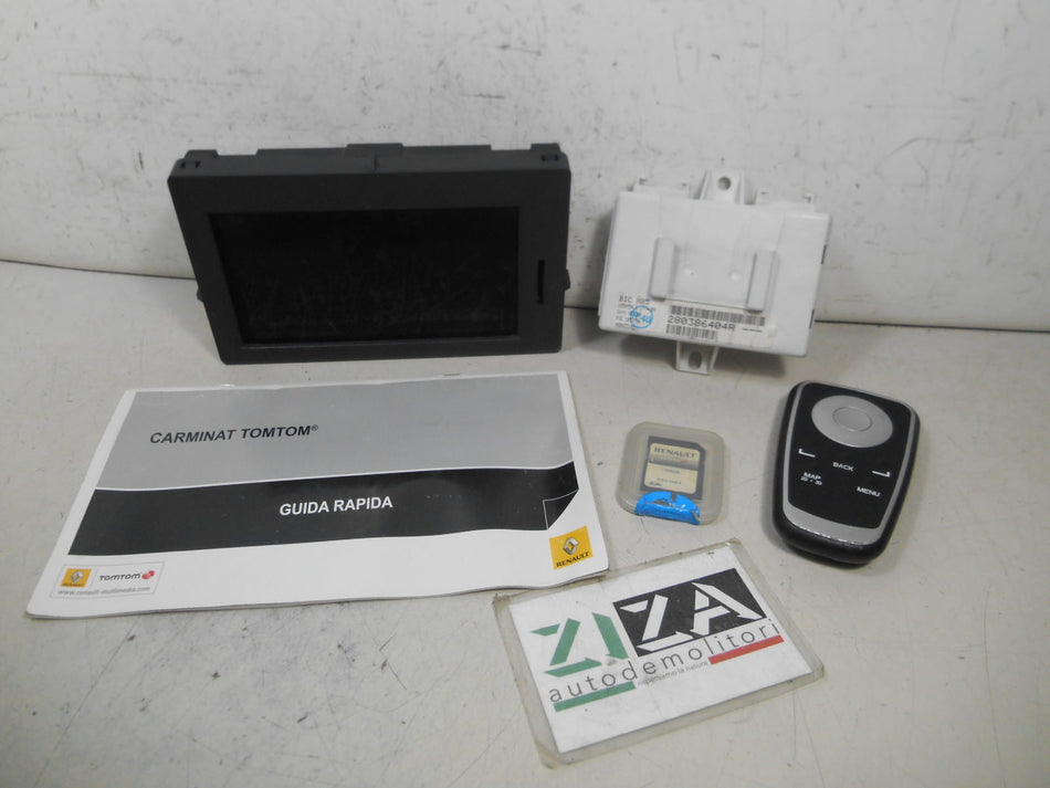 Display Navigatore + Telecomando Renault Clio III 2010 259156432R 280386404R