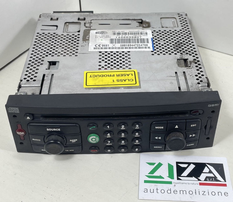 Autoradio Navigatore Lettore CD Fiat Ulysse 2003 14966380XT