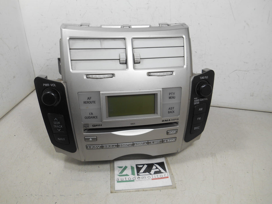 Autoradio Lettore CD Mp3 Toyota Yaris XP90 2007 86120-52480