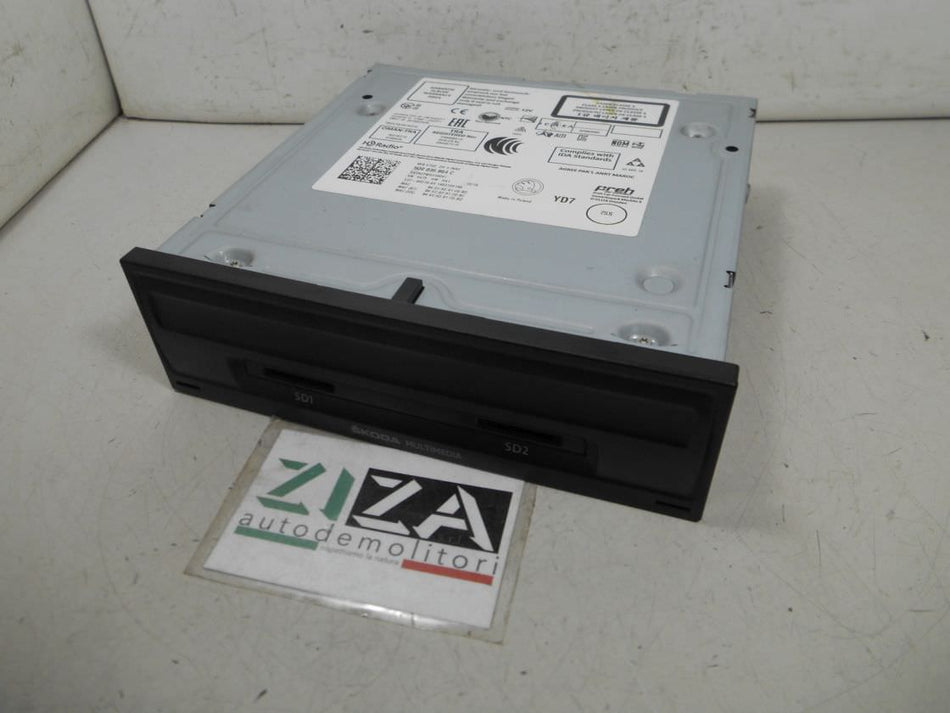 Autoradio Navigatore Lettore SD Skoda Octavia 5E 2019 5Q0035864C