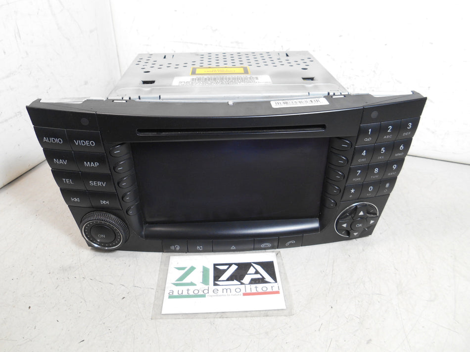 Autoradio Navigatore Lettore CD Mercedes W211 E220 2005 A2118700189