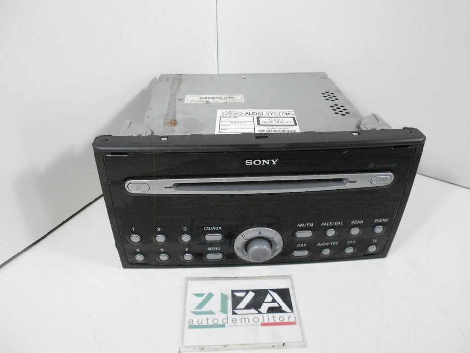 Autoradio Lettore CD MP3 Ford Focus II 2006 4M5T-18C815-CJ CODICE OK