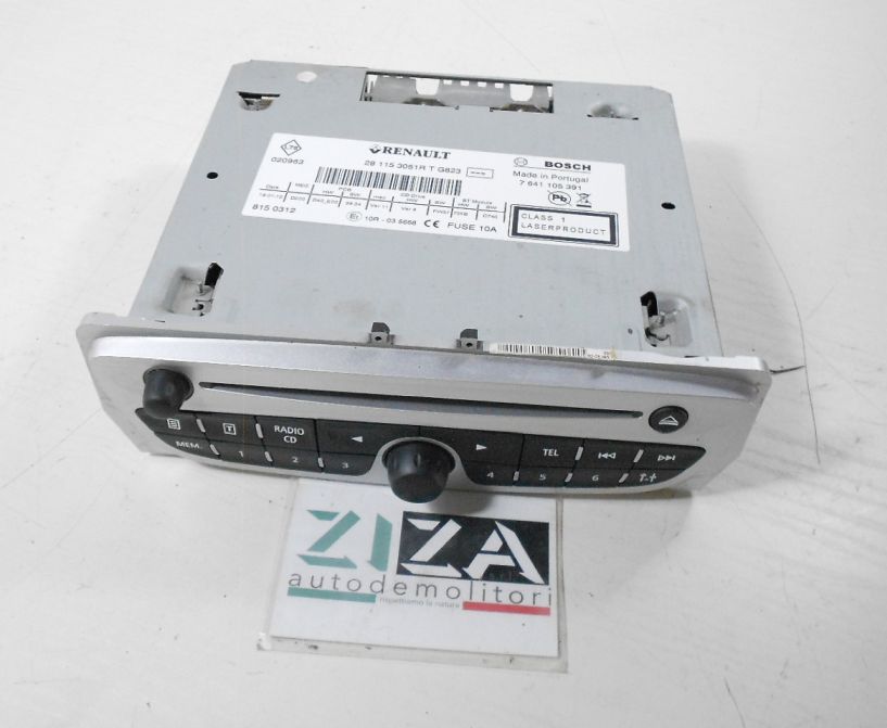Autoradio Navigatore Lettore CD Renault Megane III 2012 281153051RT 7641105391