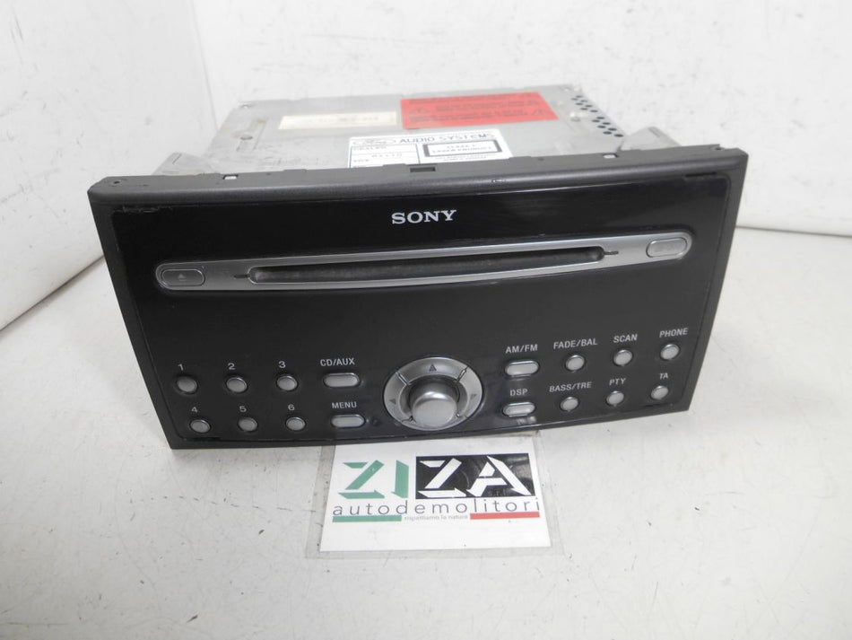 Autoradio Lettore CD MP3 Ford Focus II 2005 4M5T-18C815-BE CODICE OK