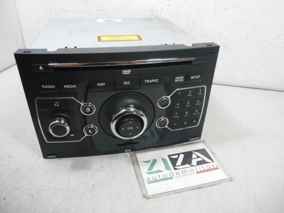 Autoradio Navigatore Lettore DVD Bluetooth SD Peugeot 3008 I 2012 98016872XT