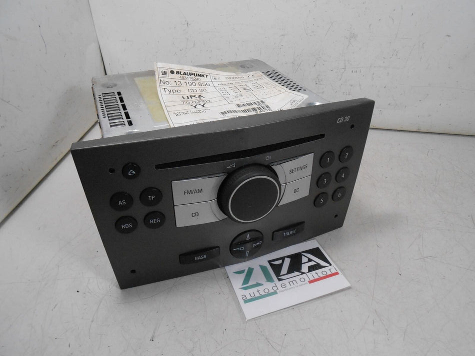 Autoradio Lettore CD Opel Zafira B 2005 13190856 CODICE OK