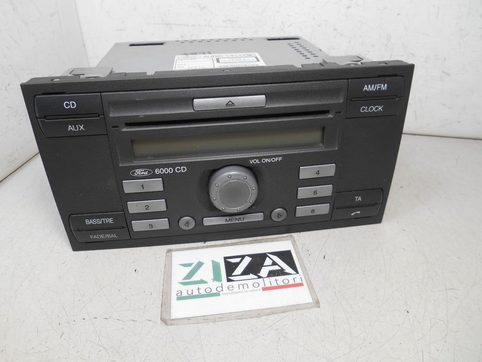 Autoradio Lettore CD Ford Focus II 2007 6S61-18C815-AH CODICE OK