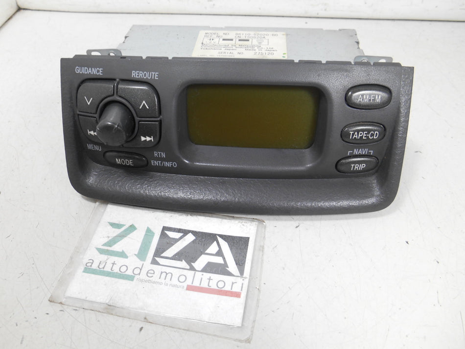 Display Multifunzione Toyota Yaris XP10 2000 86110-52020-B0
