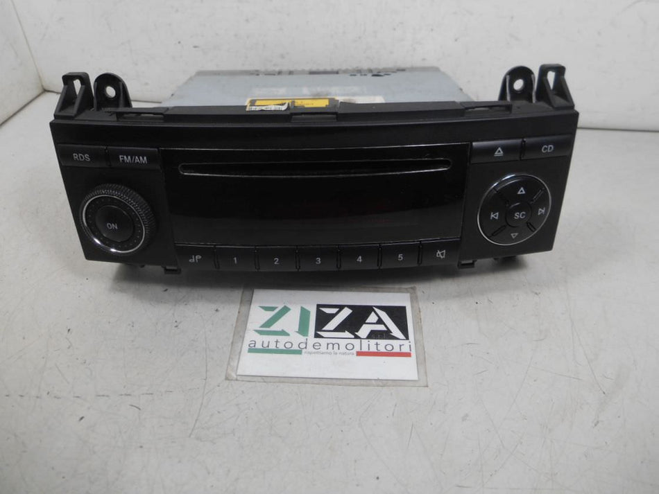 Autoradio Lettore CD Mercedes W245 W169 2005 A1698200386