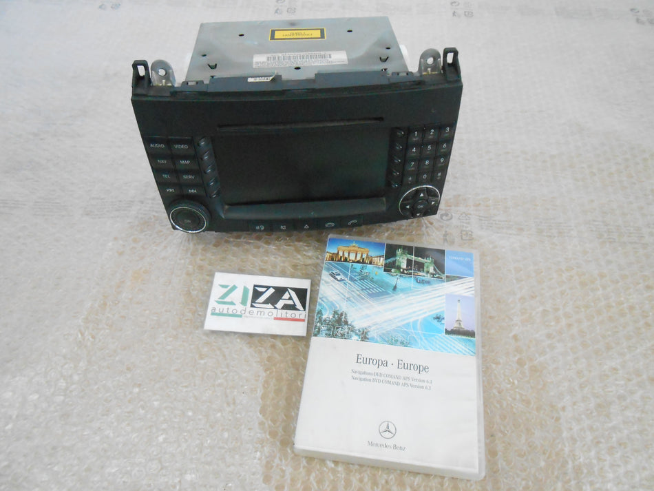 Autoradio Navigatore Lettore CD Mercedes W245 B200 2006 A1698209889 A2038270062