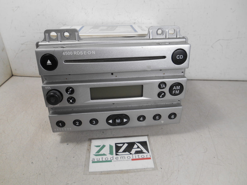 Autoradio Lettore CD Fiesta V 2004 4S61-18C815-AA CODICE OK FD4500