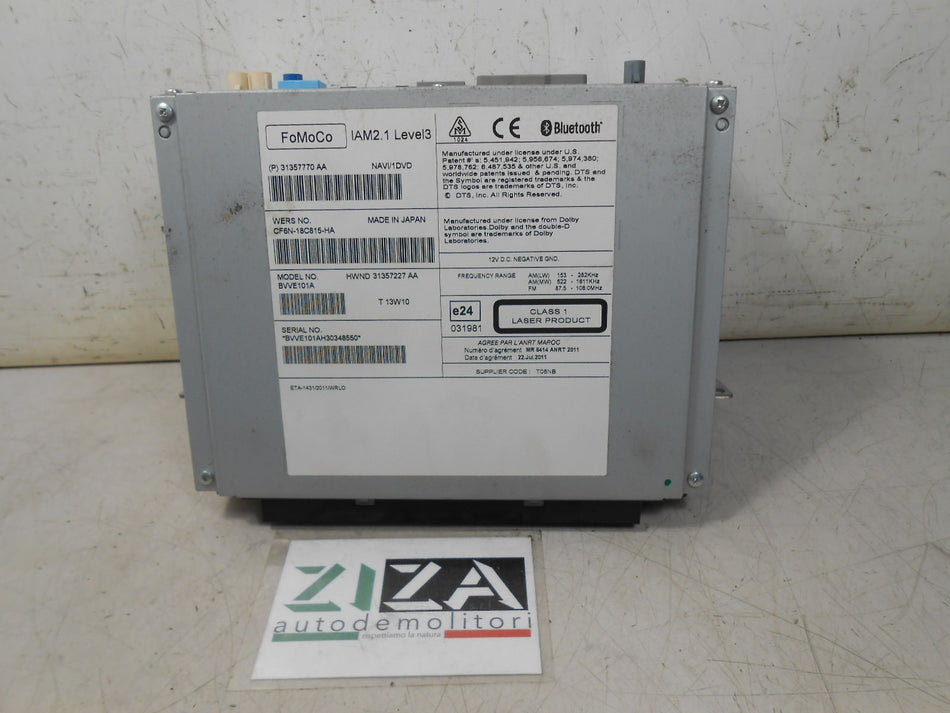 Autoradio Navigatore Lettore CD Volvo V60 2013 P31357770AA