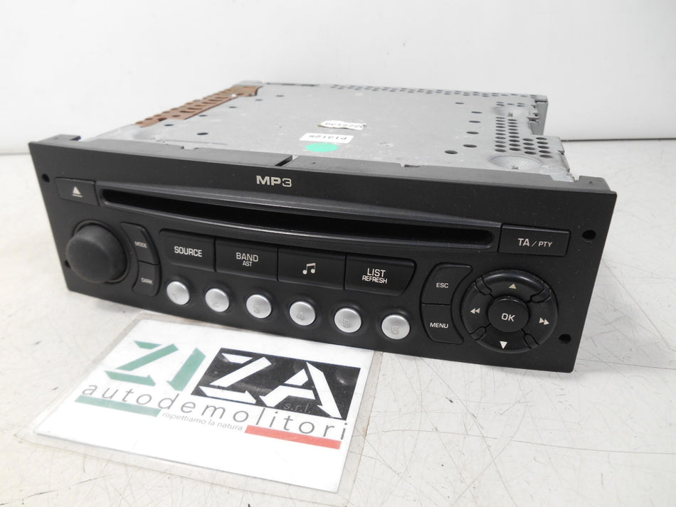 Autoradio Lettore CD Mp3 Peugeot 207 2007 96633422XT