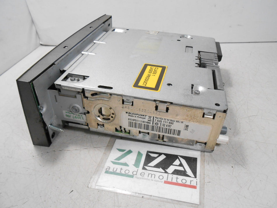 Autoradio Lettore CD Peugeot 407 2005 7645111692 9665893977