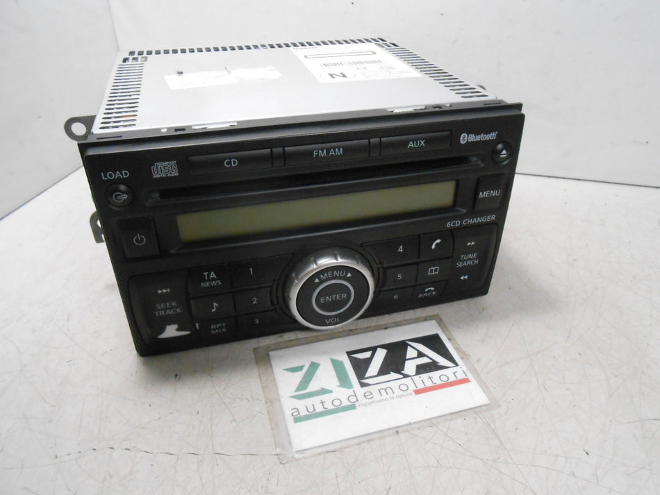 Autoradio Lettore CD Nissan Qashqai J10 2012 28184-JD45A
