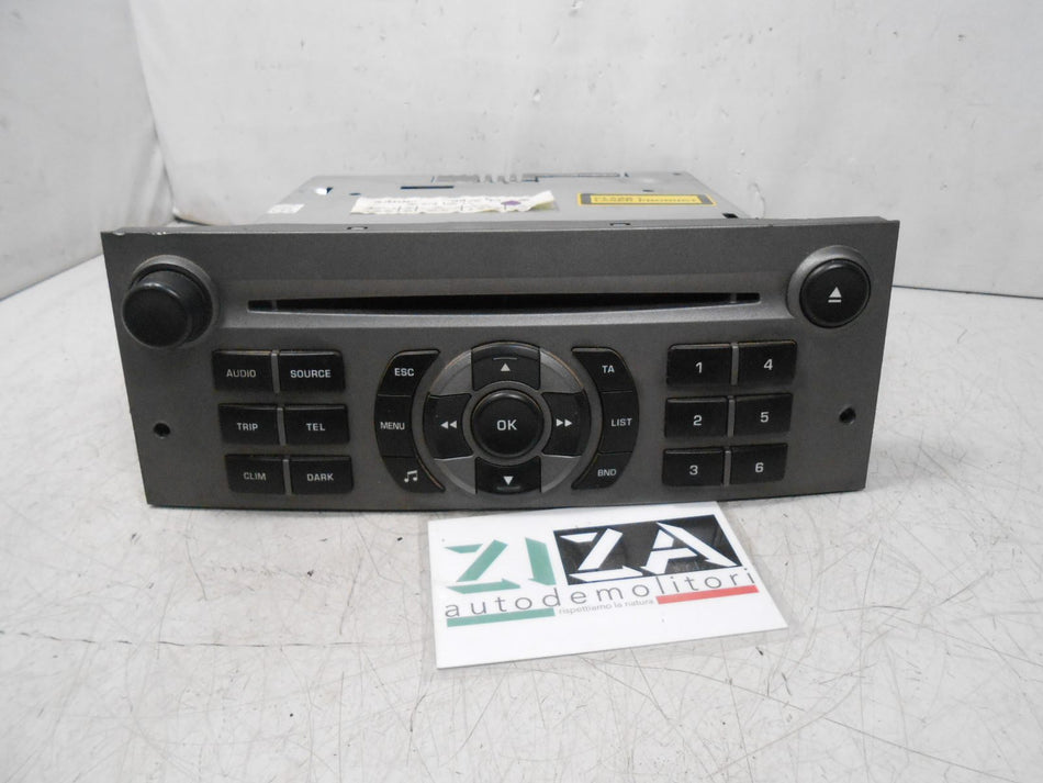Autoradio Lettore CD Mp3 Peugeot 407 2005 9657312577