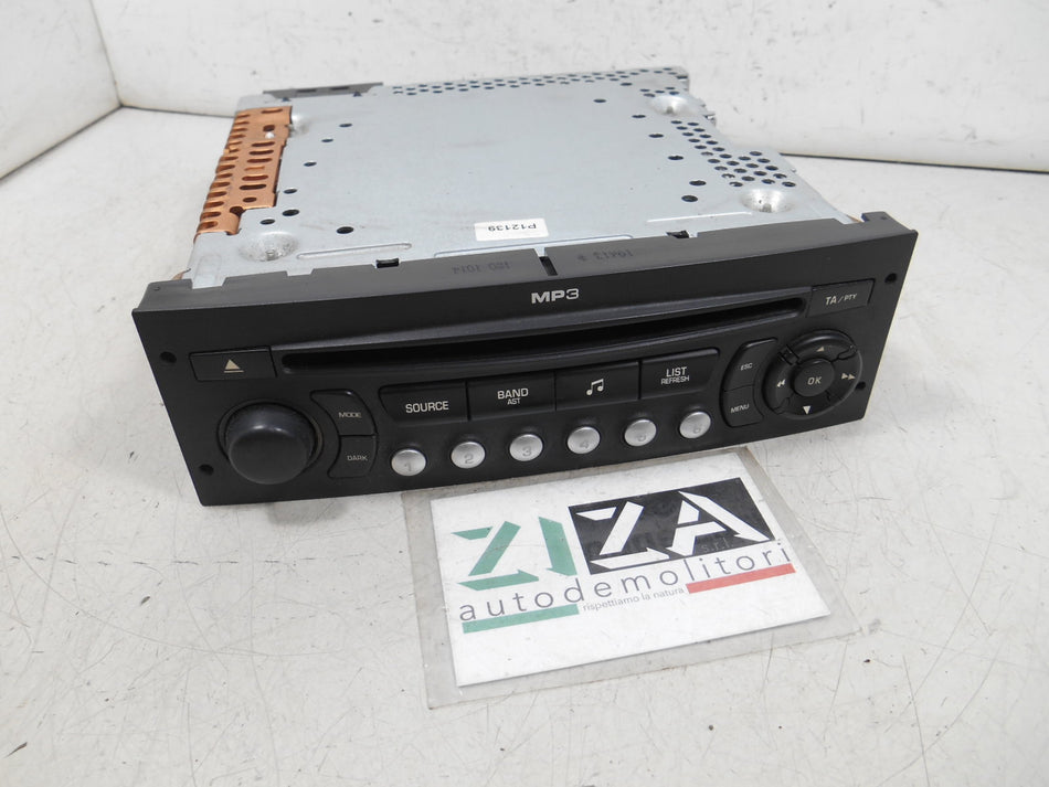 Autoradio Lettore CD Mp3 Citroen C3 I Res 2009 96643698XT