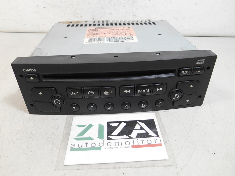 Autoradio Lettore CD Peugeot 206 2002 96476647XT