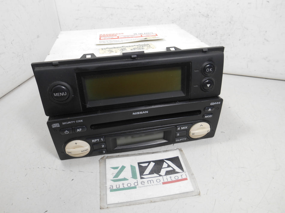 Autoradio Lettore CD + Display Nissan Micra K12 2003 7643349318 AX609 + Radiopass