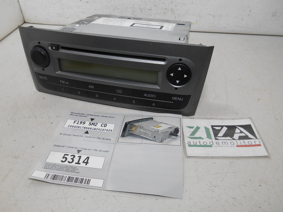 Autoradio Lettore CD Fiat Grande Punto 2008 7354812990