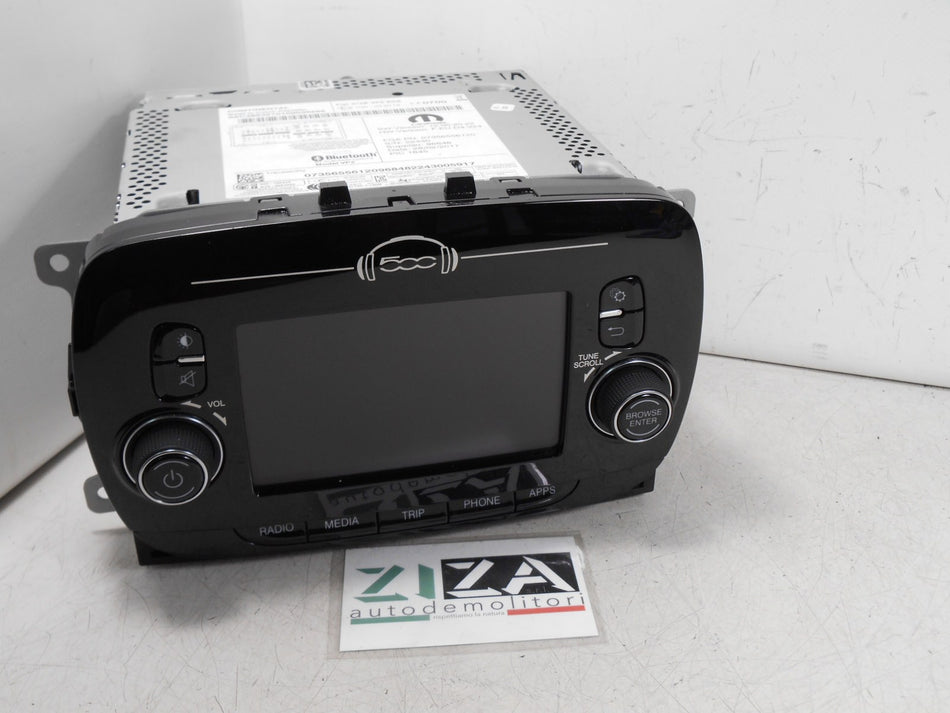 Autoradio Navigatore Bluetooth Fiat 500 312 2017 07356556120