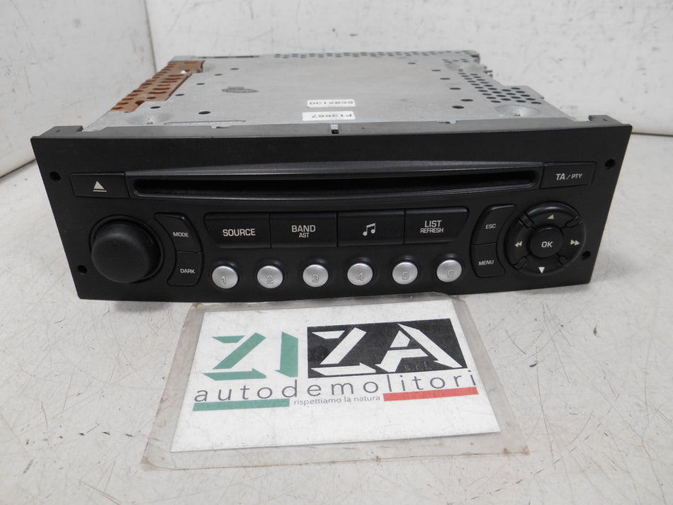 Autoradio Lettore CD Citroen C3 I Res 2007 96624490XT