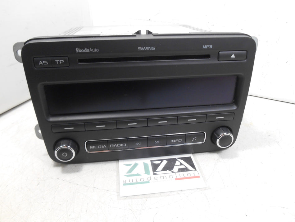 Autoradio Lettore CD Mp3 Skoda Fabia 5JF 2011 5J0035161C
