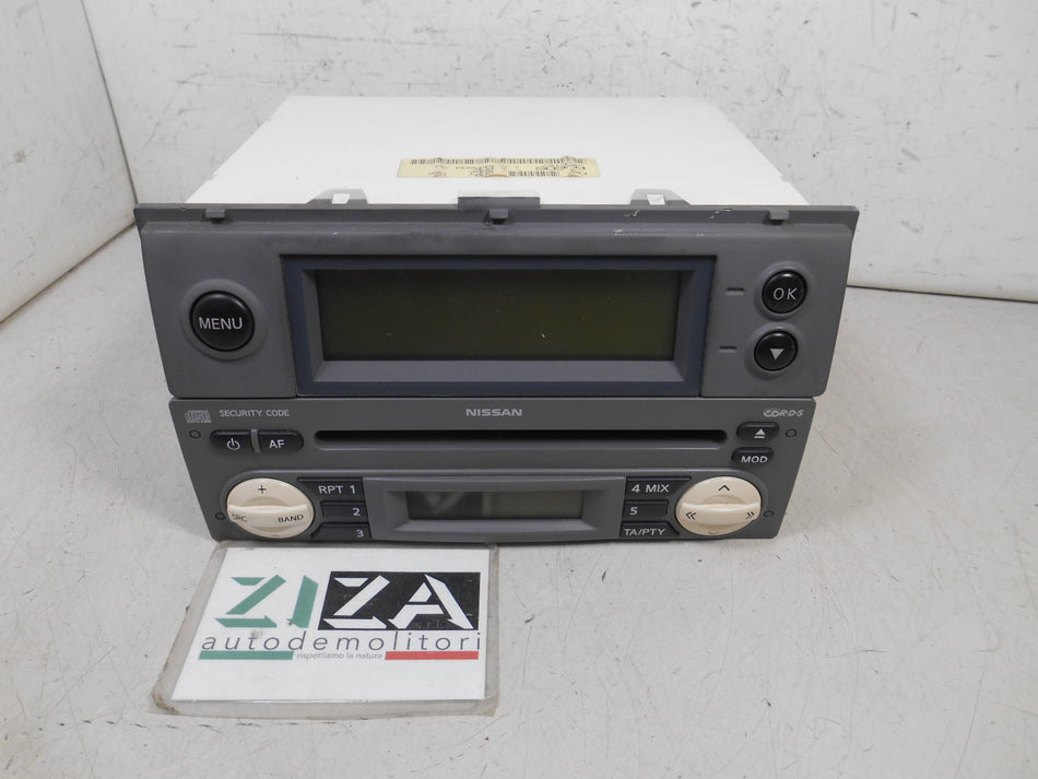 Autoradio Lettore CD + Display Nissan Micra K12 2003 7642346318 AX608