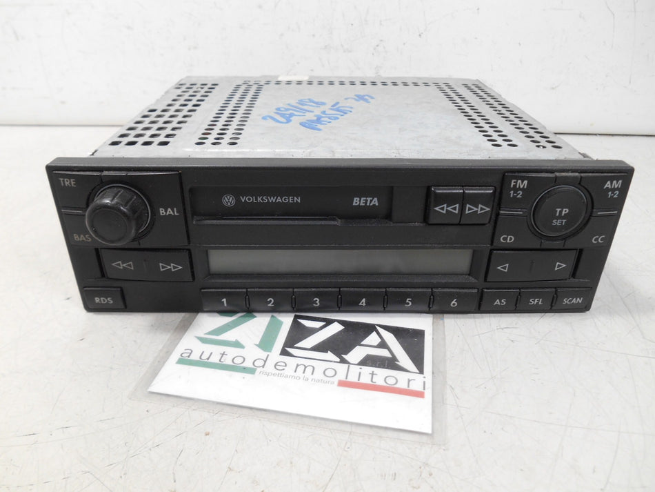 Autoradio Cassetta MC VW Passat 3B 1999 1J0035152E