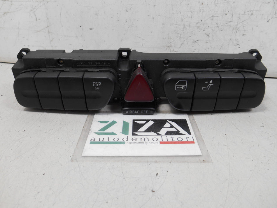 Pulsantiera Centrale 4 Frecce Mercedes W203 2001 2038214658