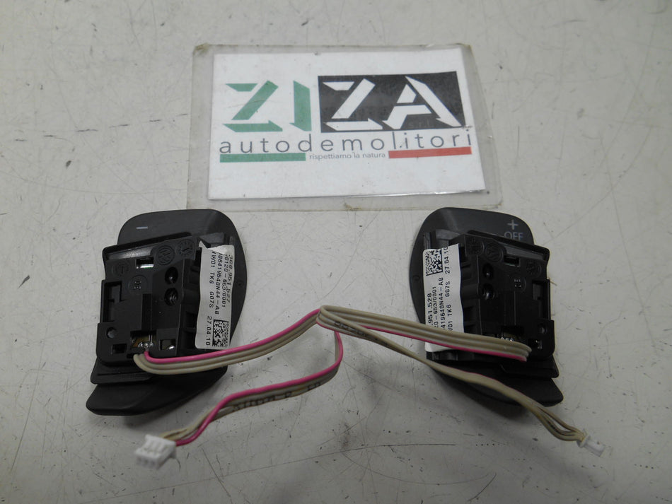 Comandi al Volante Tiptronic VW Golf VI 2010 3C8951528 3C8951527
