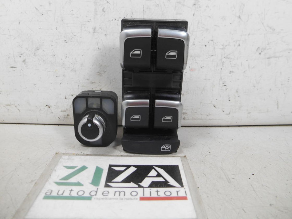 Pulsantiera Alzacristalli Anteriore Sinistra Audi Q3 8U 2012 8U0959851 8U0959565C