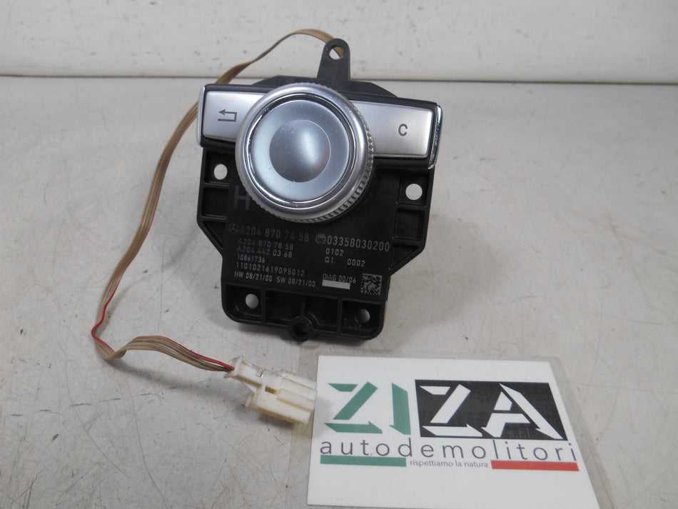 Controller Comando Manopola Navigatore Mercedes W204 2008 A2048707458