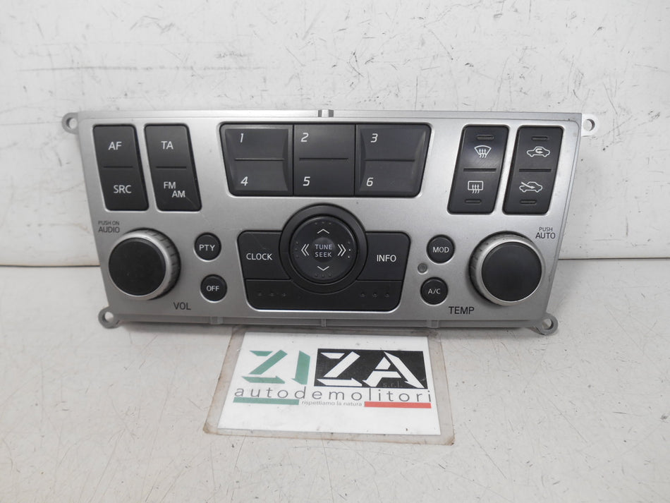 Pulsantiera Centrale Radio Clima A/C Nissan Almera N16 2004 28395BN801