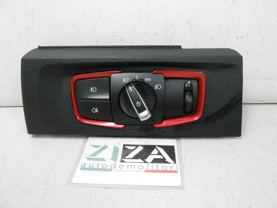 Interruttore Comando Luci BMW F20 118D 2012 9252911-02 + Cornice