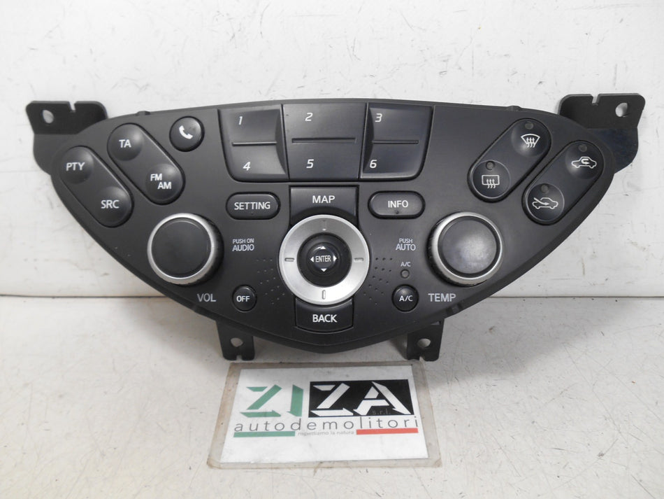 Pulsantiera Centrale Radio Clima Nissan Primera P12 2003 28395-AV611