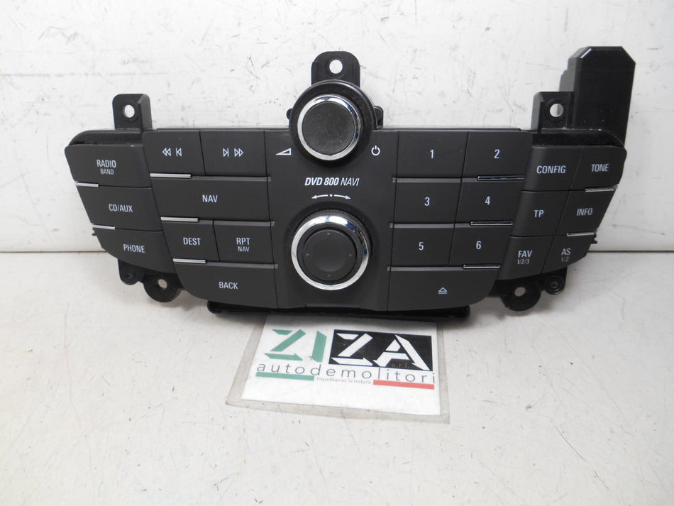 Pulsantiera Centrale Navigatore Opel Insignia 2009 13273256