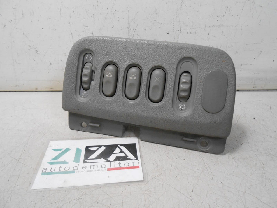 Pulsantiera Alzacristalli + Luci Renault Megane I 2000 7700432429