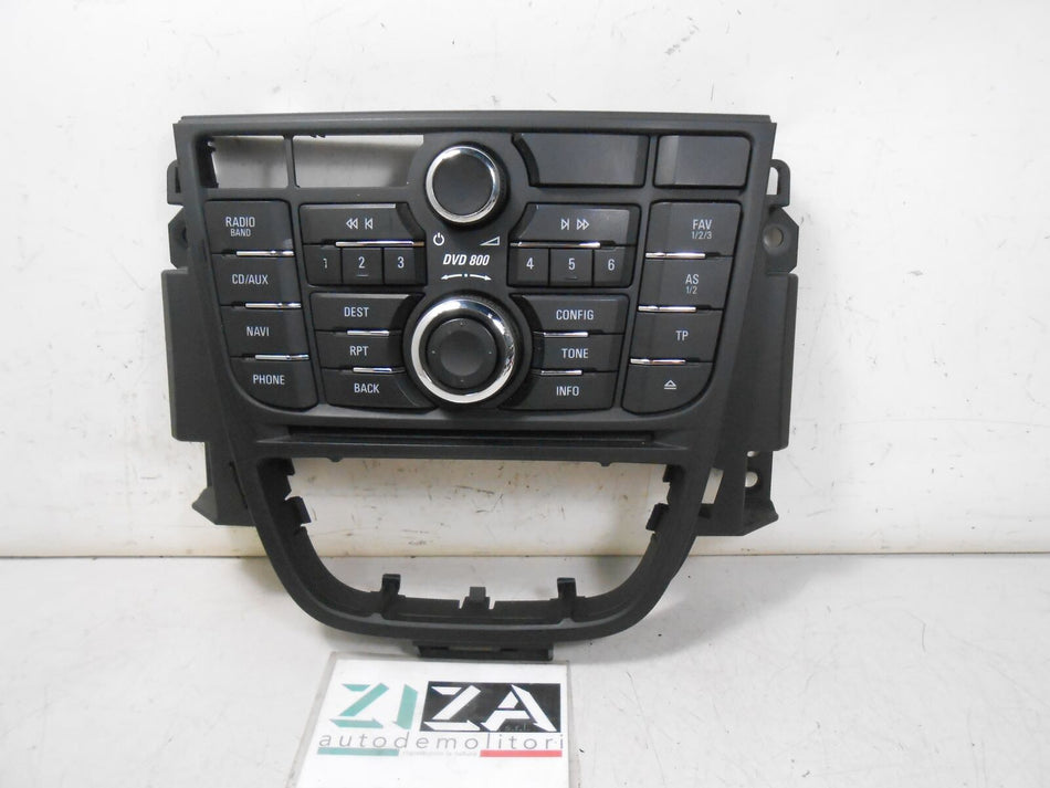 Pulsantiera Autoradio Navigatore Opel Astra J 2011 13346053