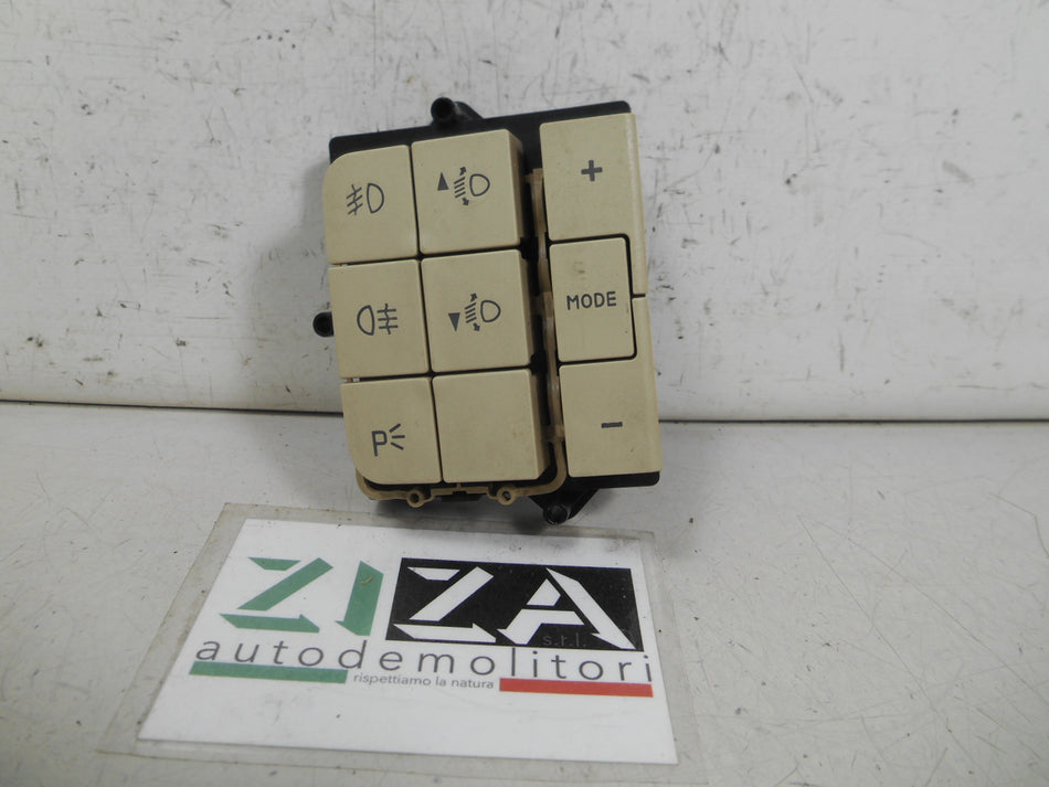 Pulsantiera Comando Luci Fiat Idea 2004 12000397 Bianco