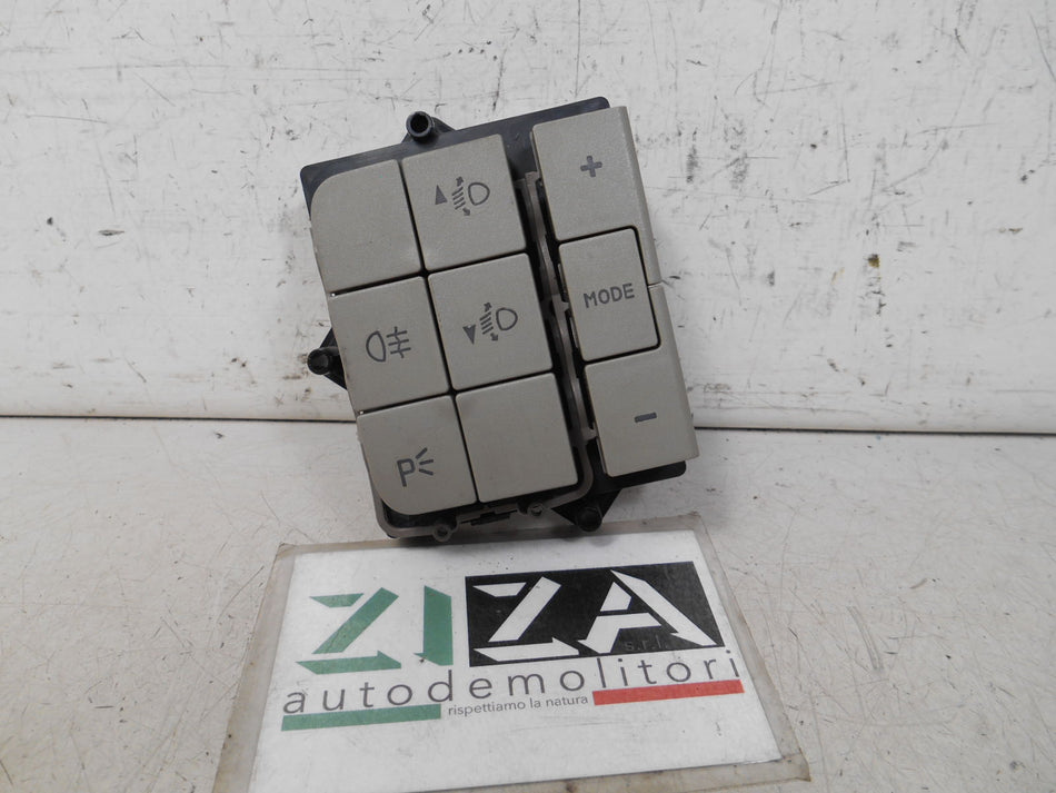 Pulsantiera Comando Luci Fiat Idea 2005 12000397 Grigio